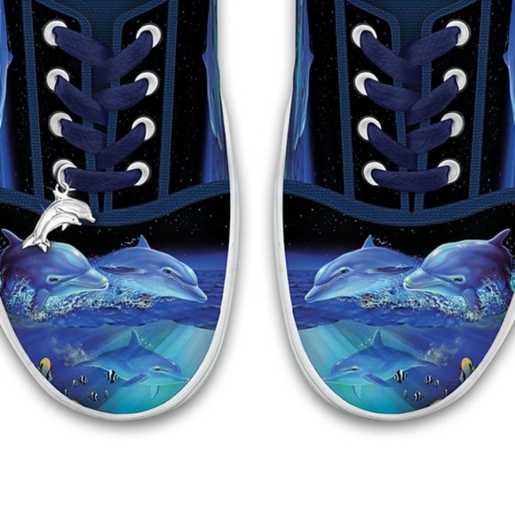 Bradford Exchange Protect Our Ocean Shoes - Picture 3 of 4